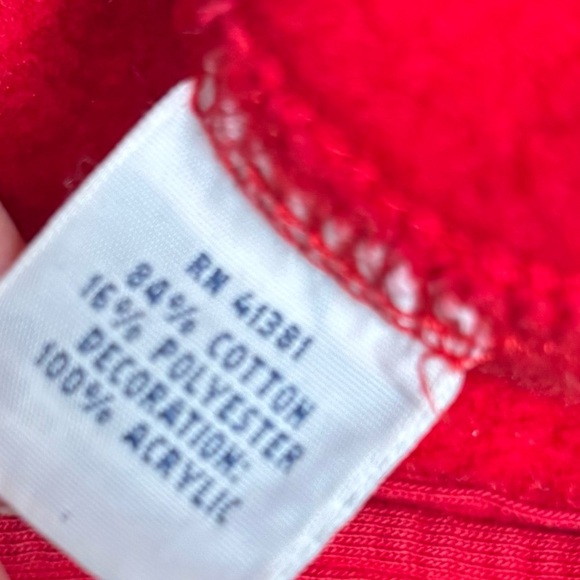 Vintage Polo Ralph Lauren Varsity Jacket Red Size small spell out patches Sporty - Picture 9 of 9